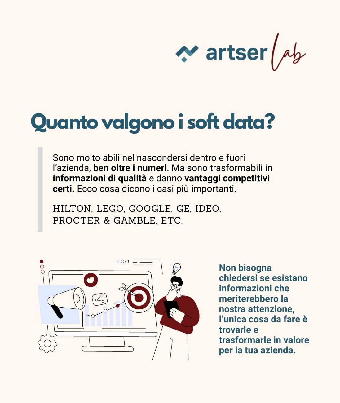 Quanto valgono i soft data - di Junio Caselli - Artser Lab