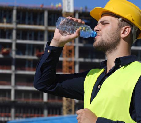 lavoro cantiere caldo