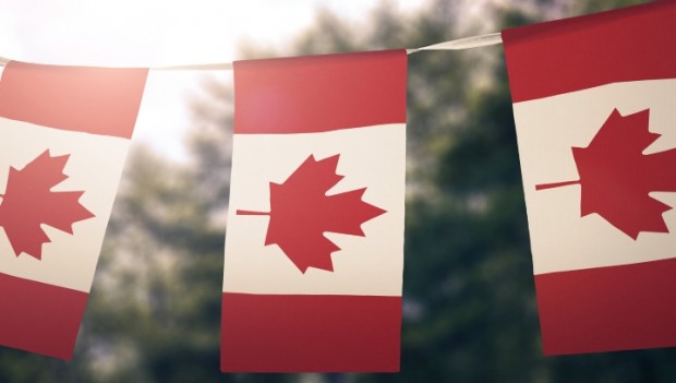 Flag of hanging pennants